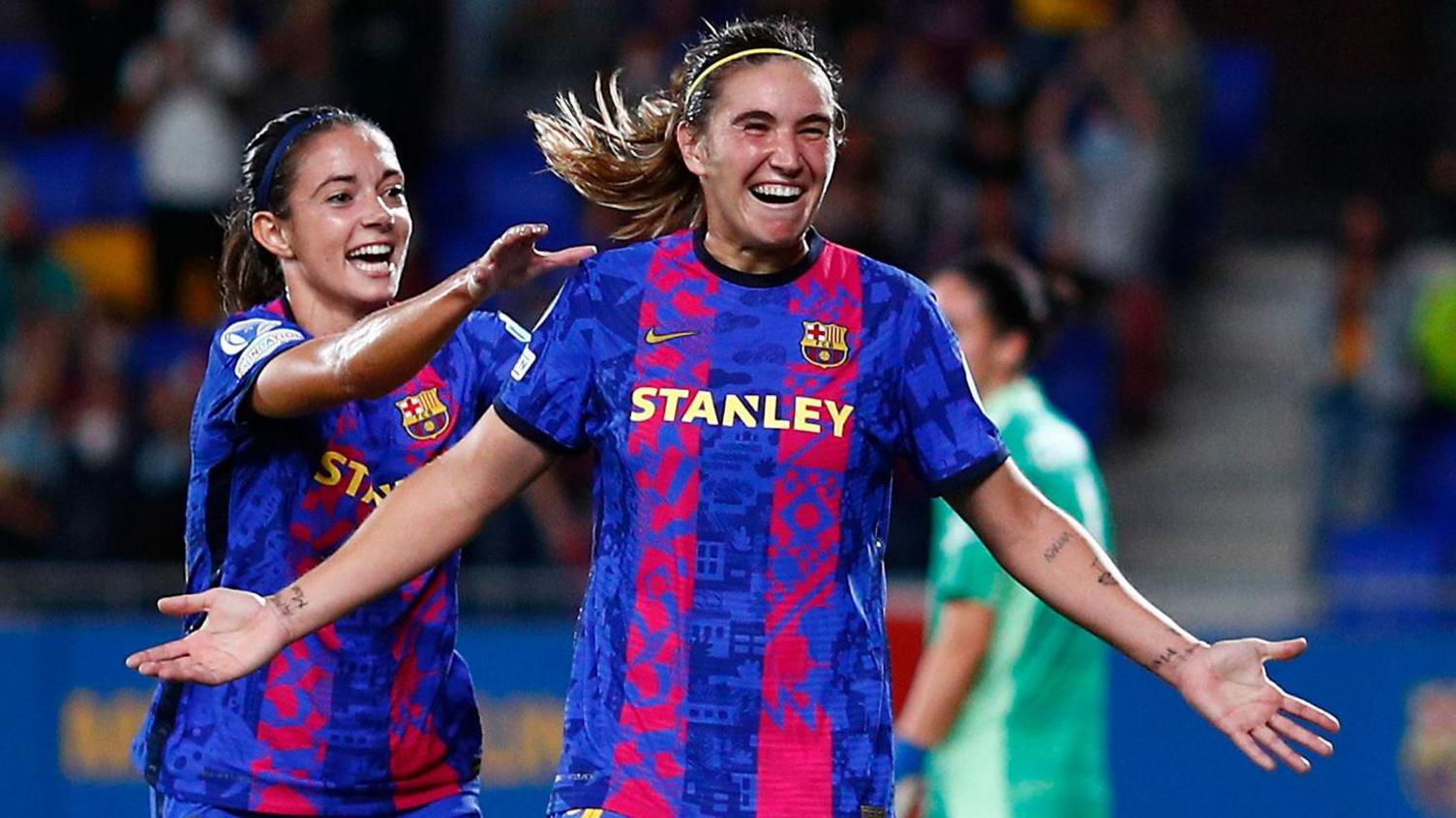 Mariona Caldentey and Aitana Bonmati