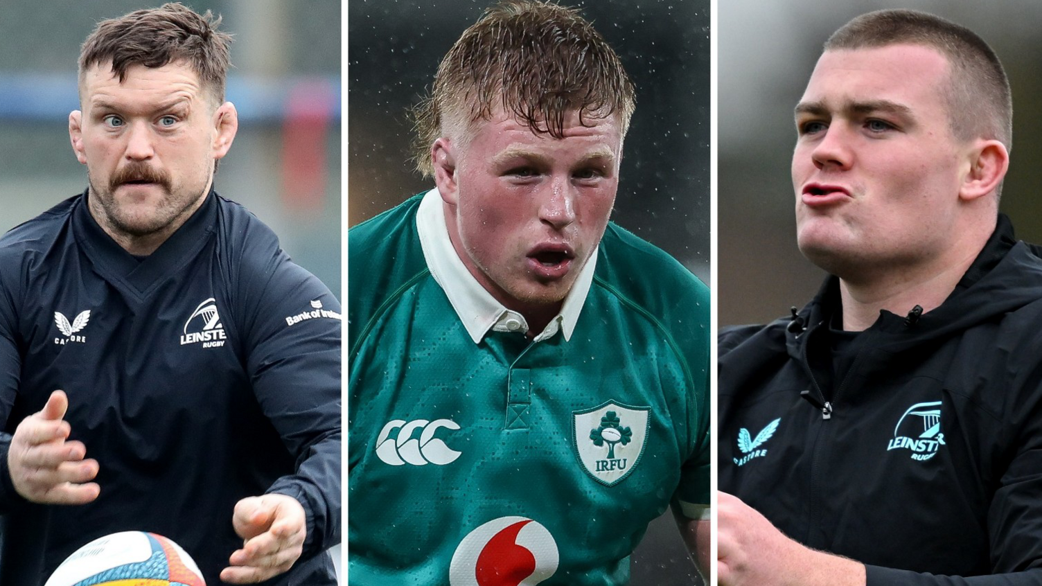 Andrew Porter, Paddy McCarthy and Jack Boyle