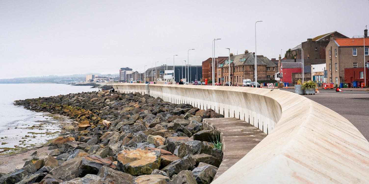 Kirkcaldy, on Scotland's east coast