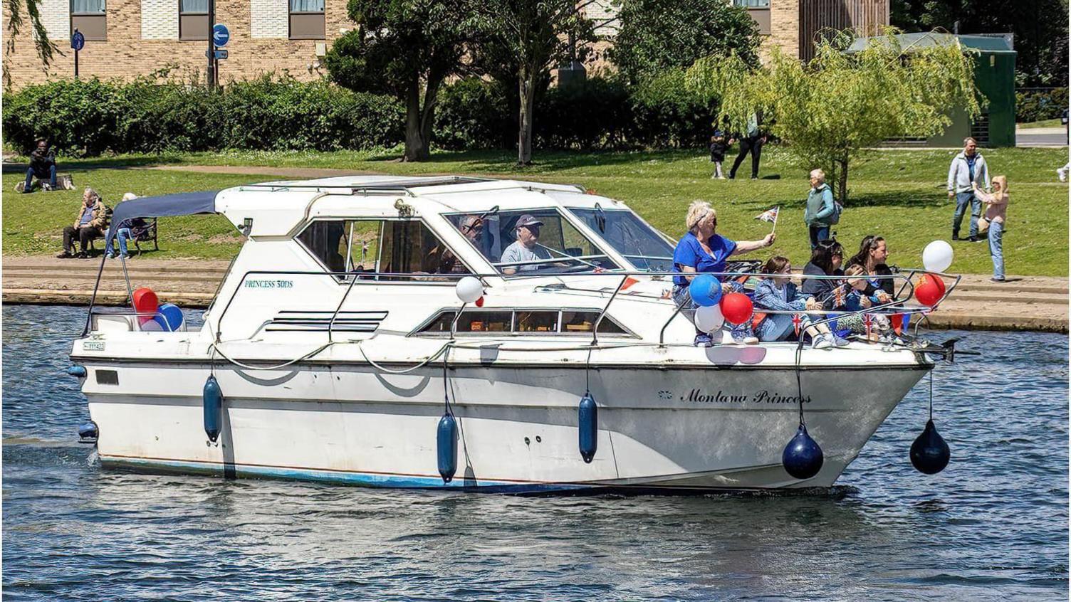 Boat decorated to mark 80th anniversary of D-Day landings