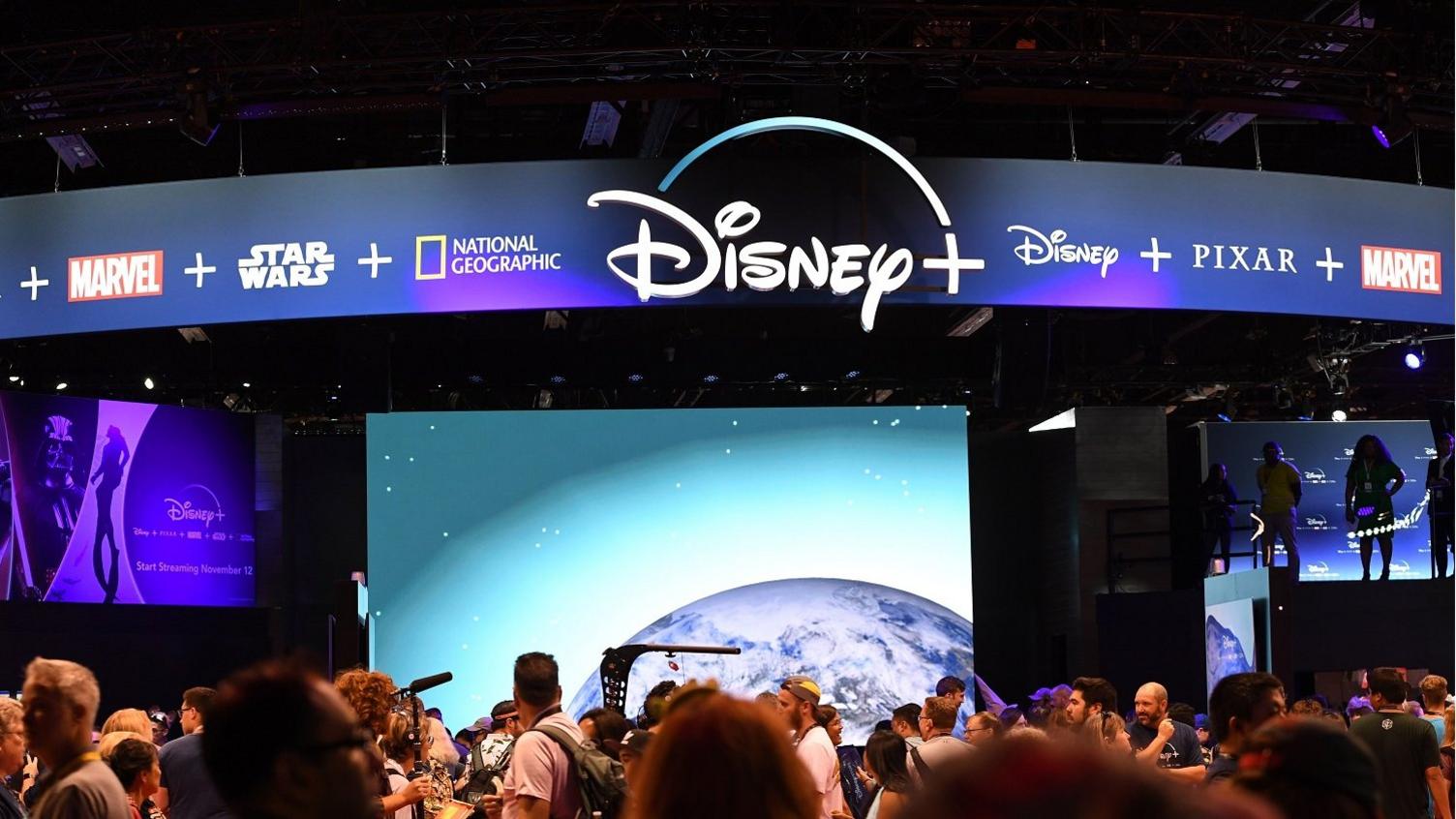 Disney+ stand at an event