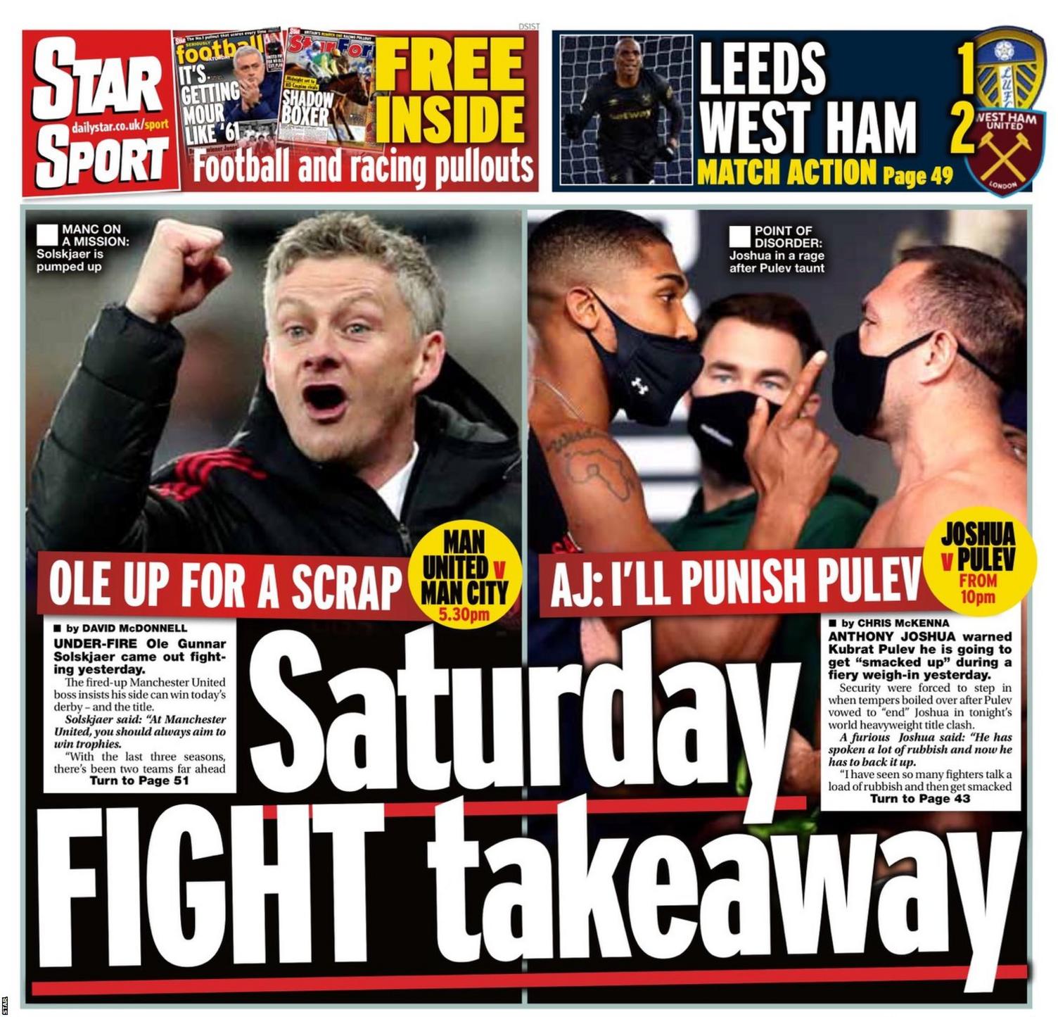 Saturday's Daily Star