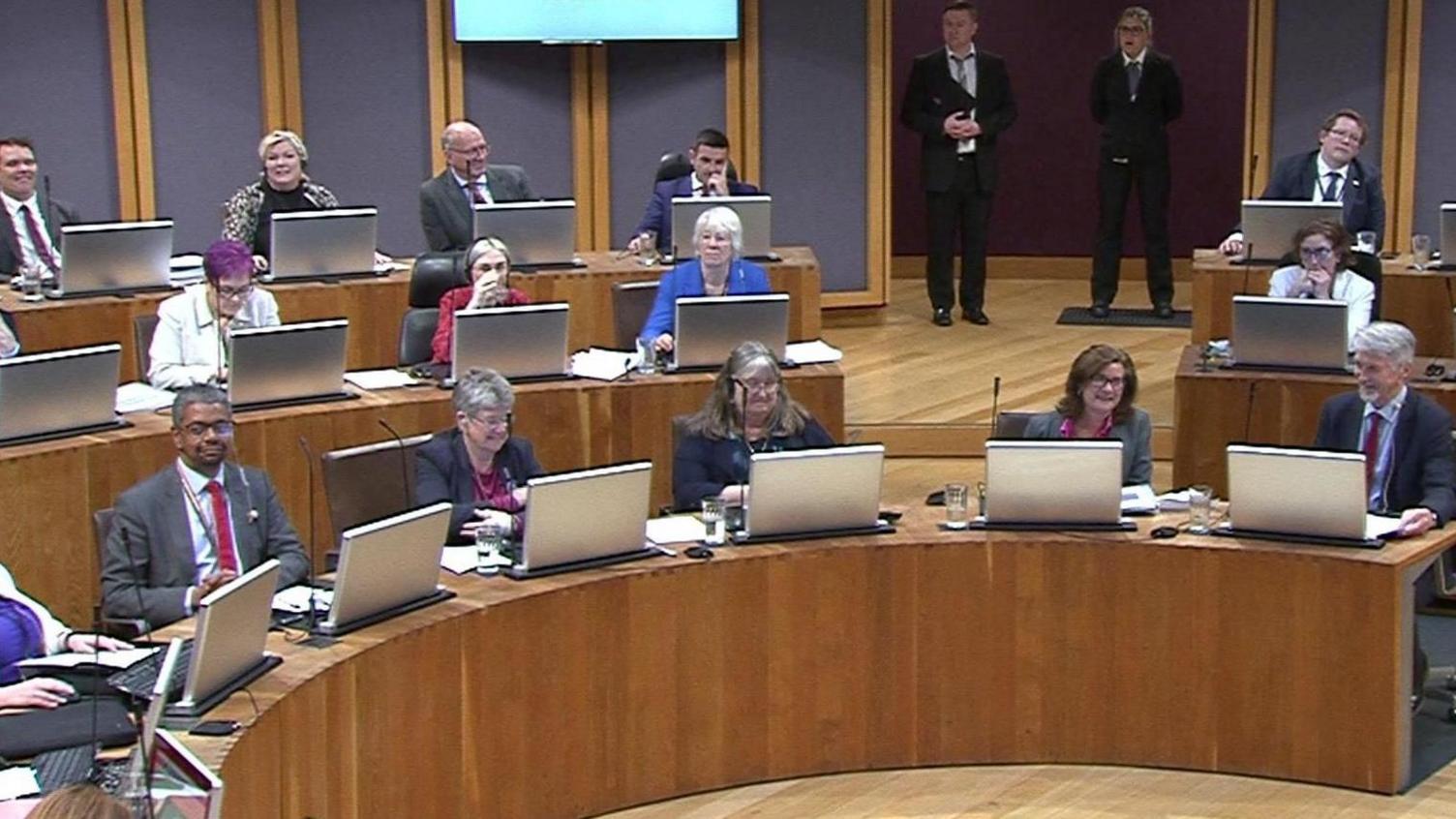 Politicians in the Senedd