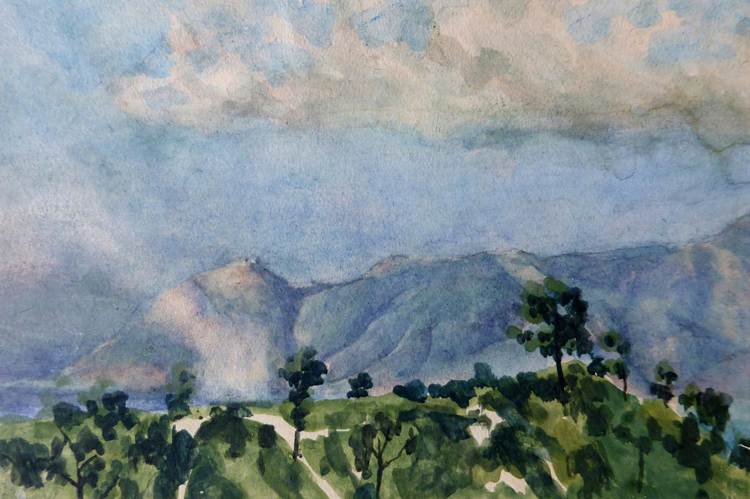 Hilltop in Italy, 1944