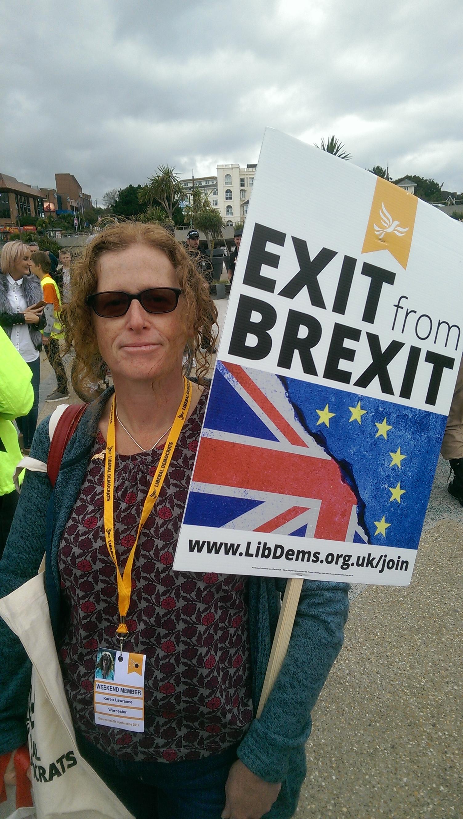 Lib Dem activist Karen Lawrance