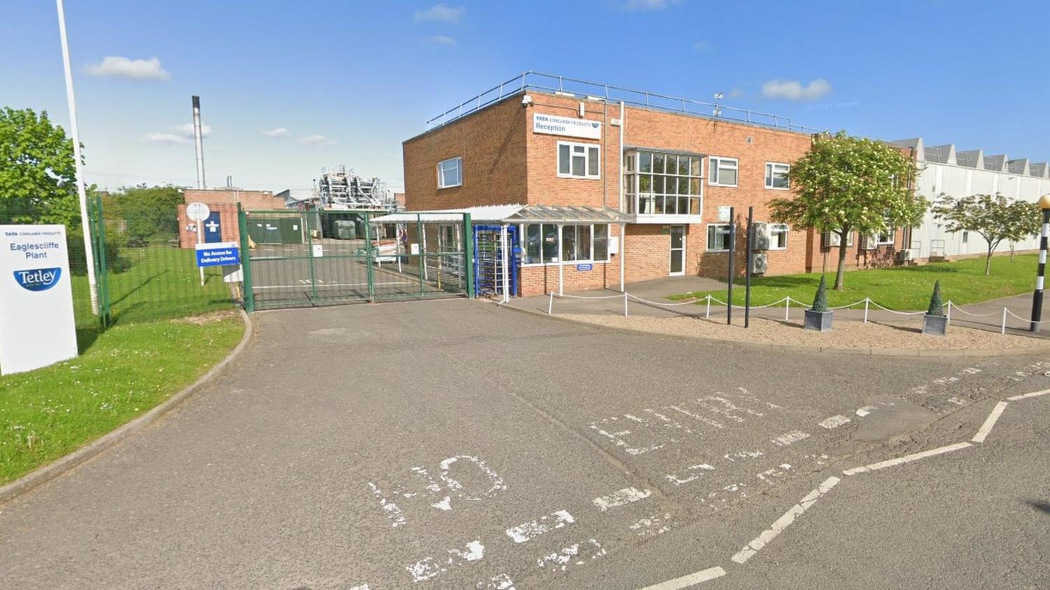 Tetley tea factory at Eaglescliffe