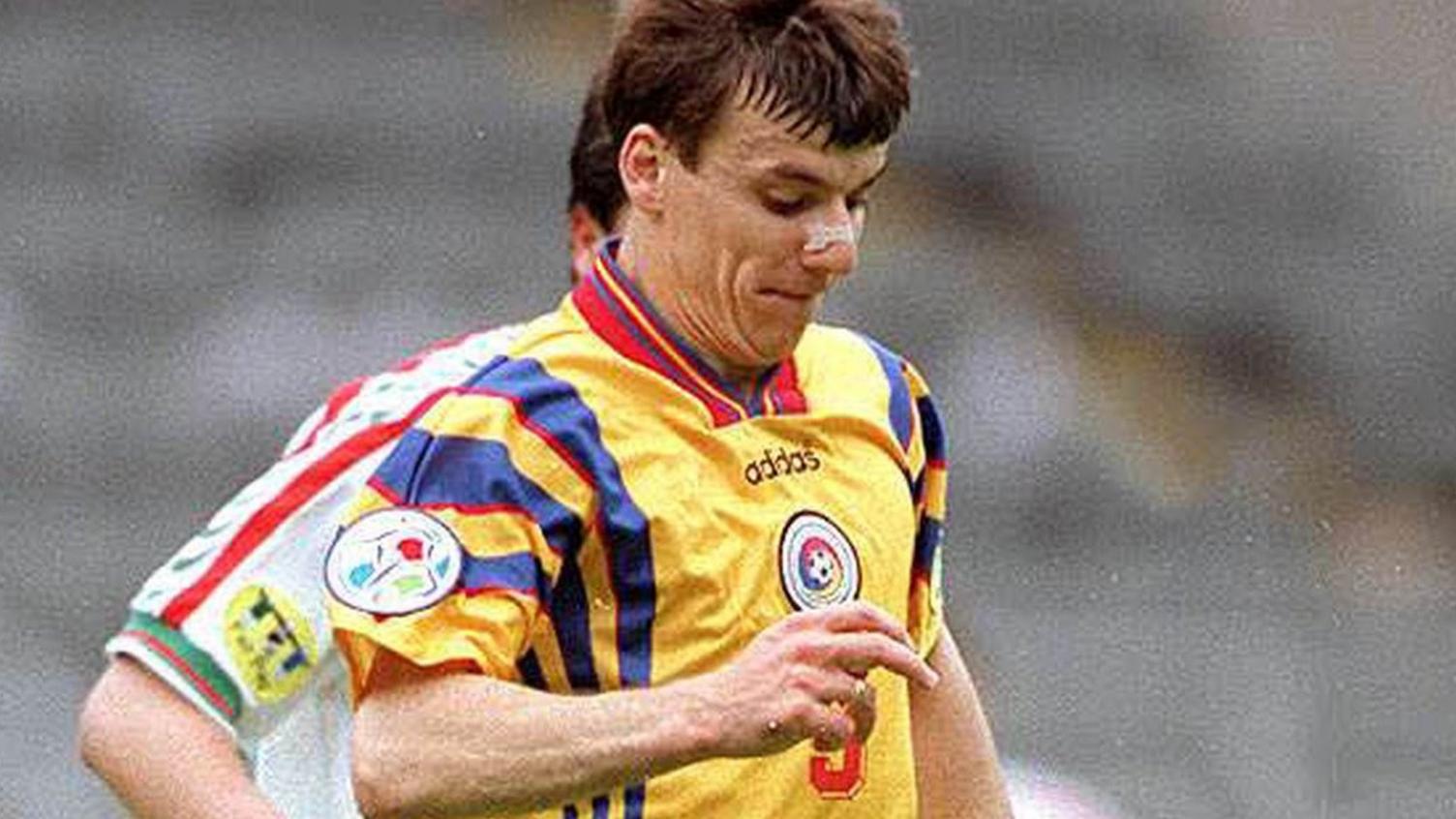 Daniel Prodan in action for Romania