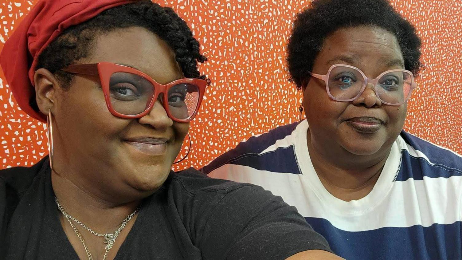 Gee Davis and her roommate