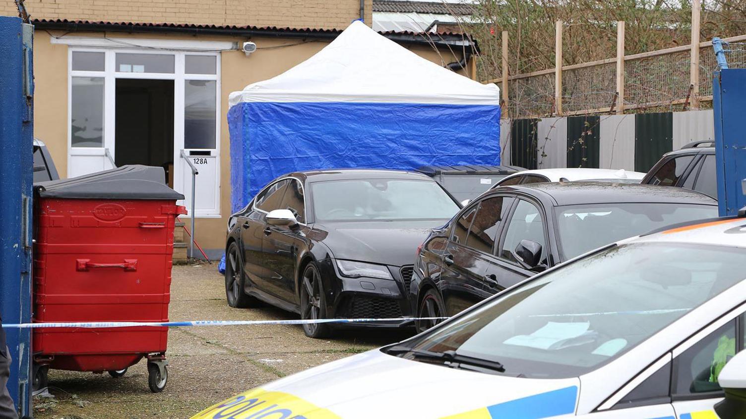 Saul Murray's body was found in New Town Street, Luton