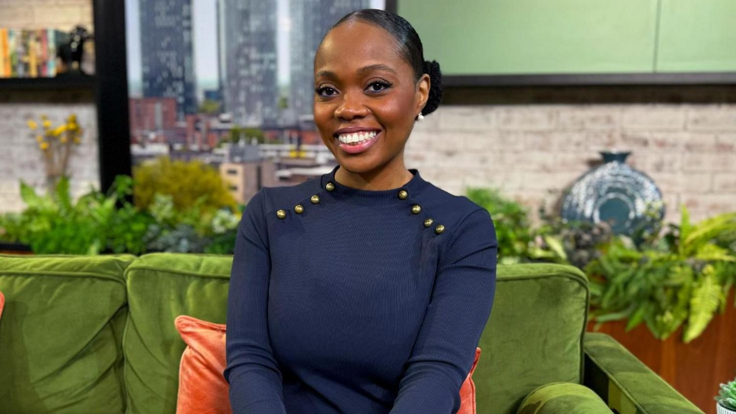 Dr Aziza in the Morning Live studio