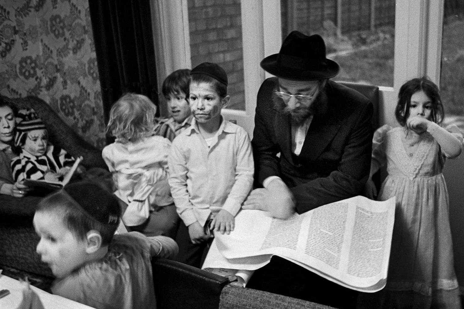 The Telsner family, Stamford Hill, 1981