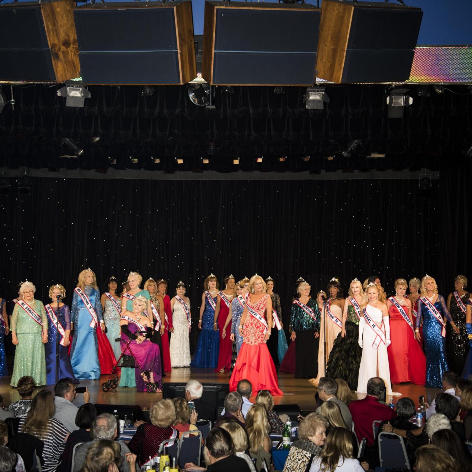 With all the finalists at the 2016 Ms Senior America pageant