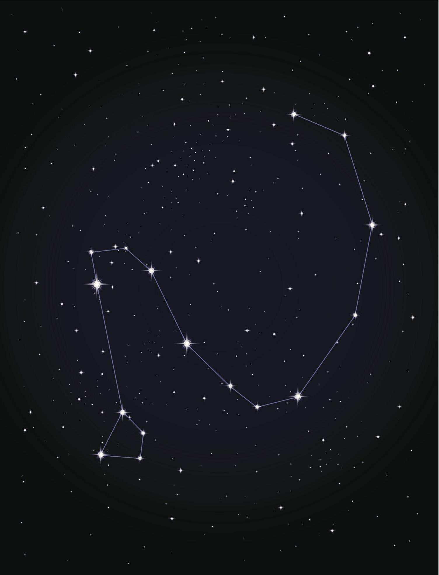 The constellation Draco - the Dragon