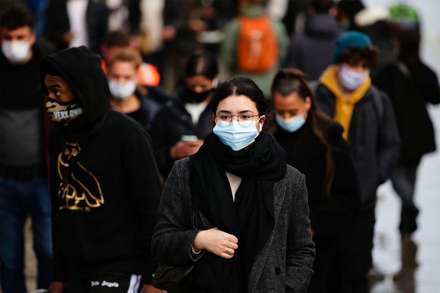 Oxford Street in London, December 2020