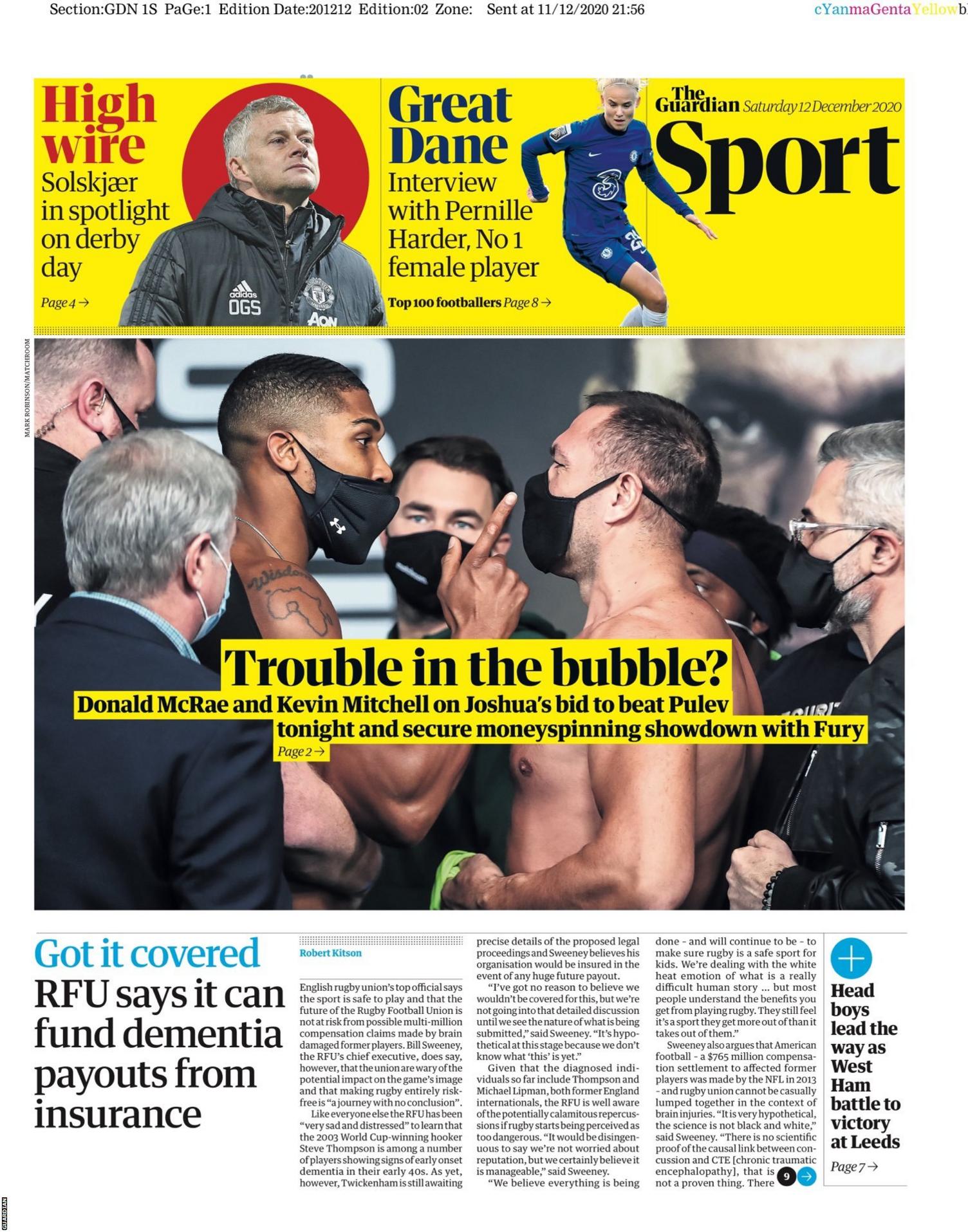 Saturday's Guardian