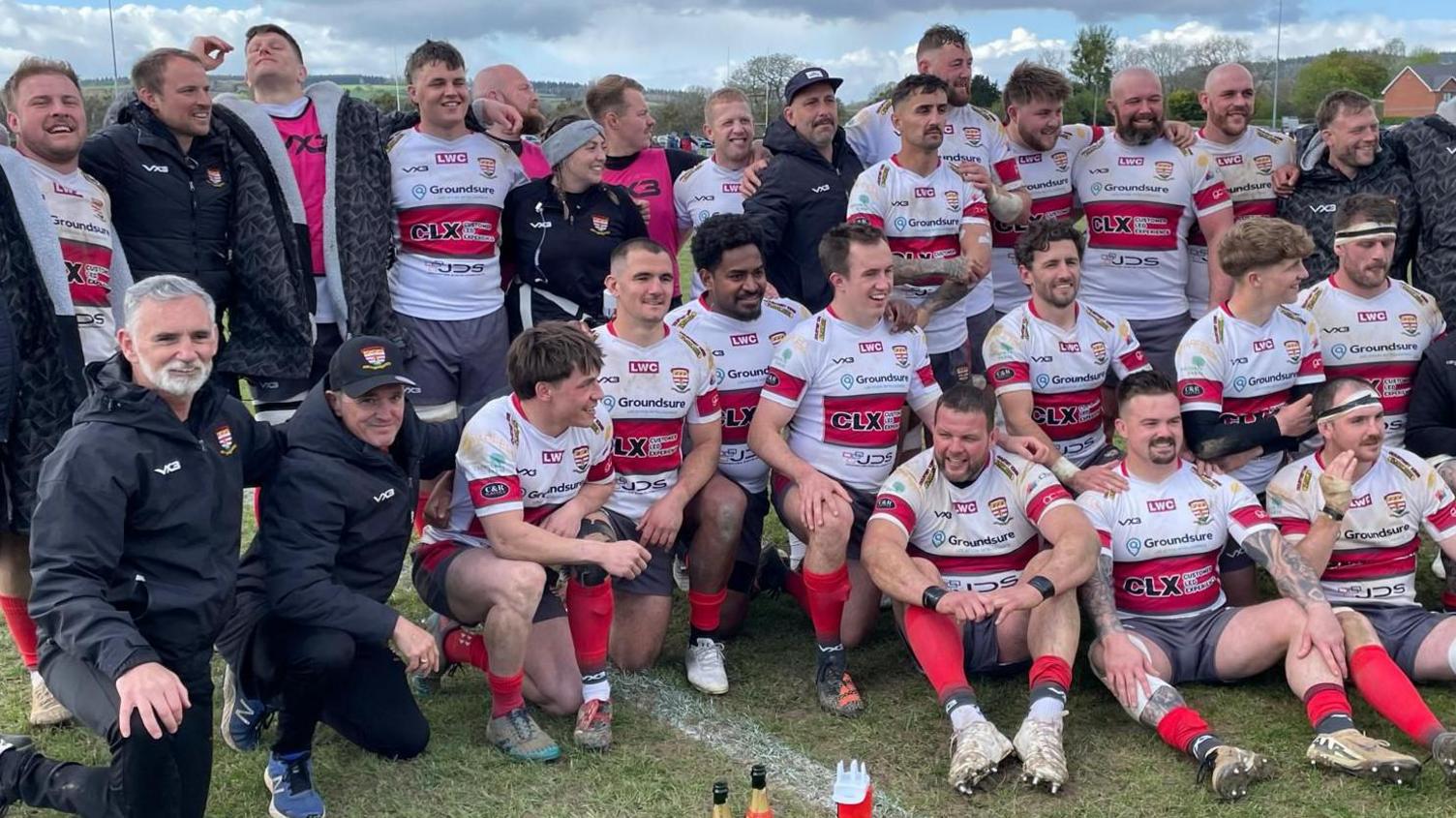 Camborne celebrate winning National Two West