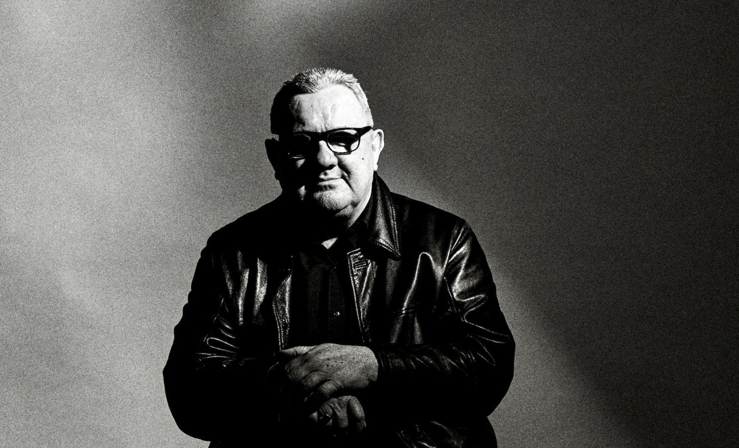 Dave Ball portrait in black and white
