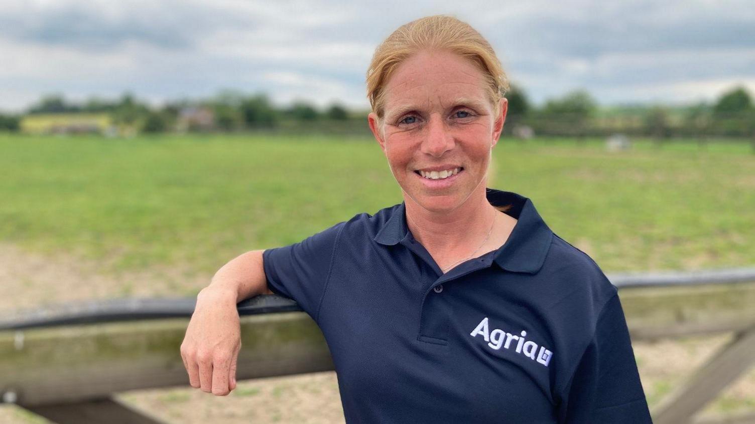 Ros Canter at the family farm near Louth