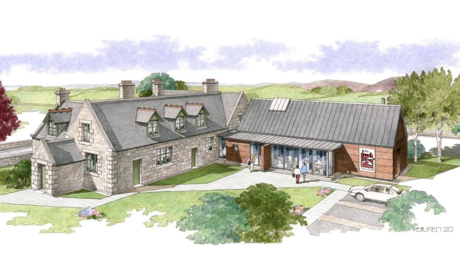 Artist's impression of heritage centre