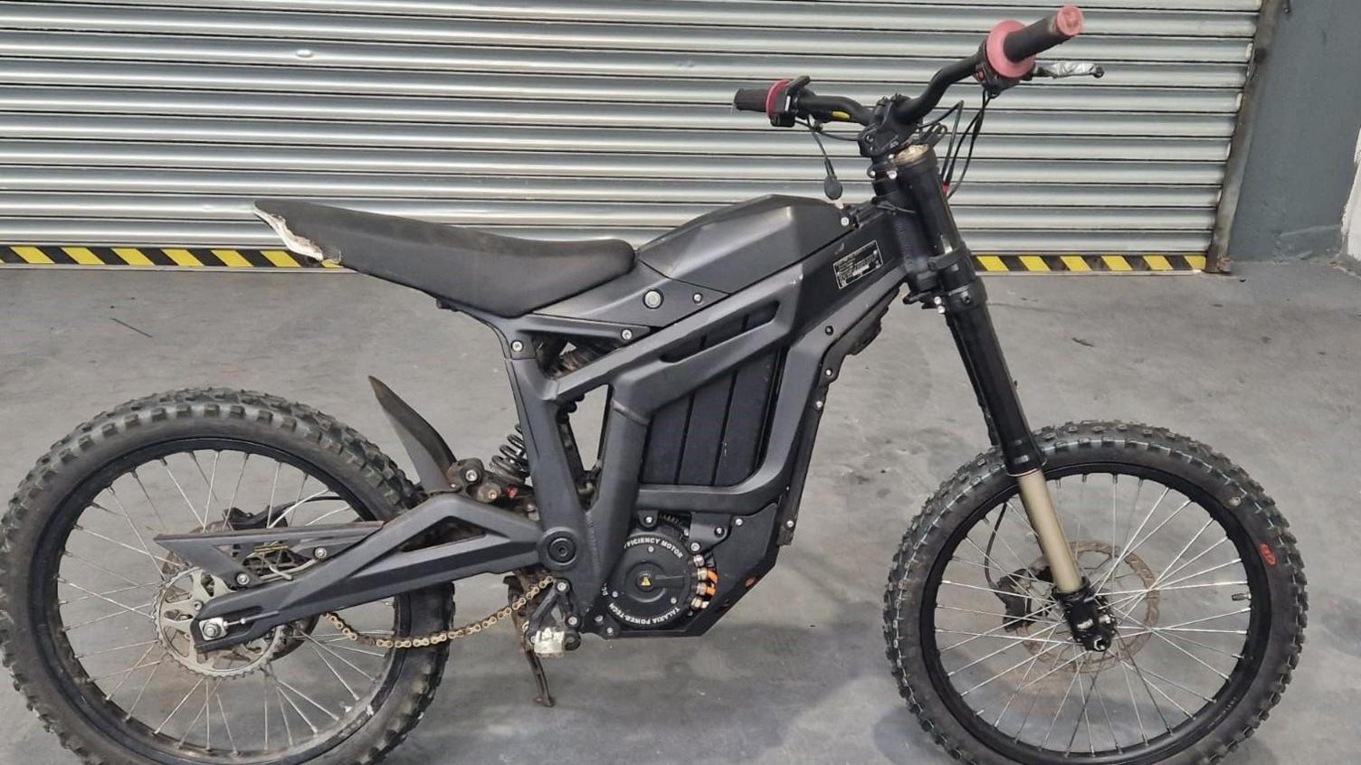 black Talaria Sting electric motorbike