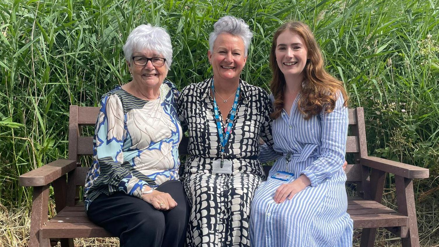 Pat Kerley her daughter Jane Hill and grandaughter Rebecca Hill 