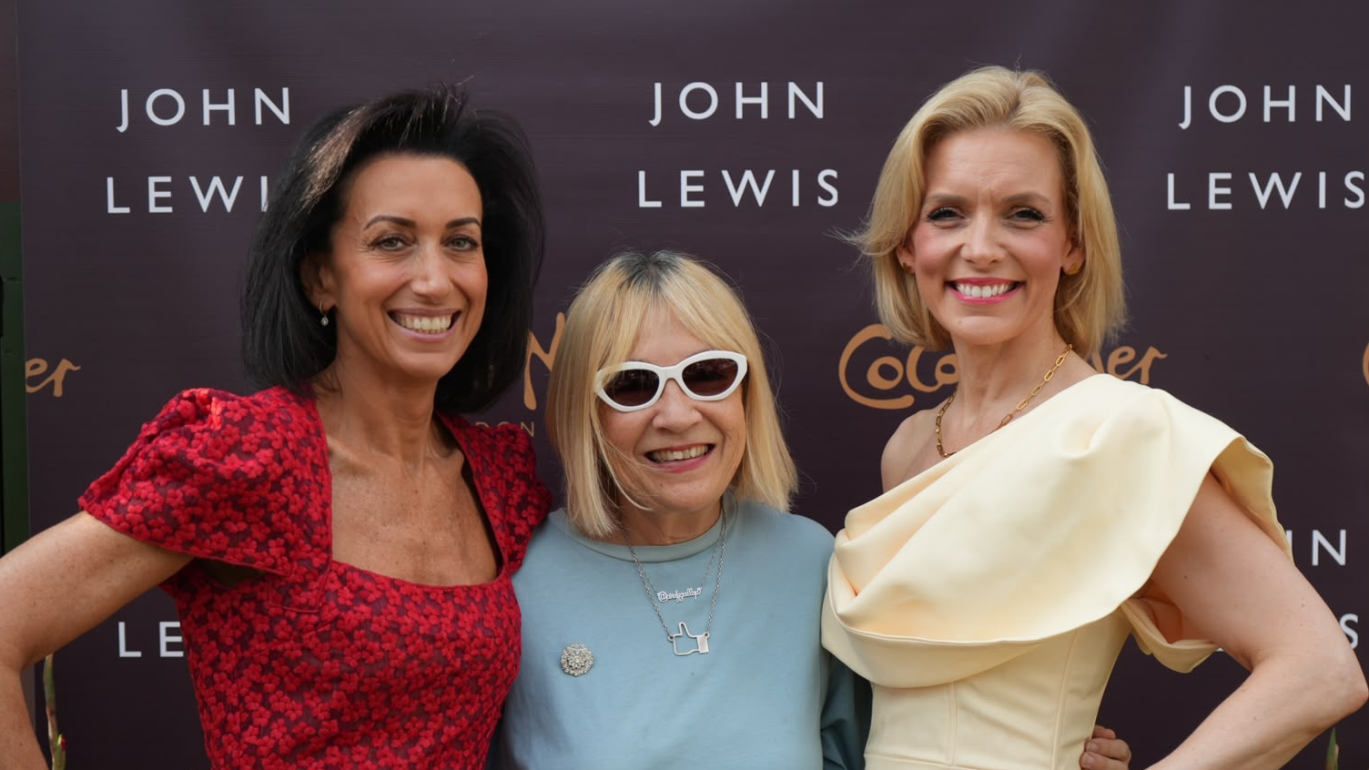 L-R Lucy Litwick, the CEO of Coco De Mer, Cindy Gallop a sex educator and campaigner and Samantha Niblett, South Derbyshire MP. 