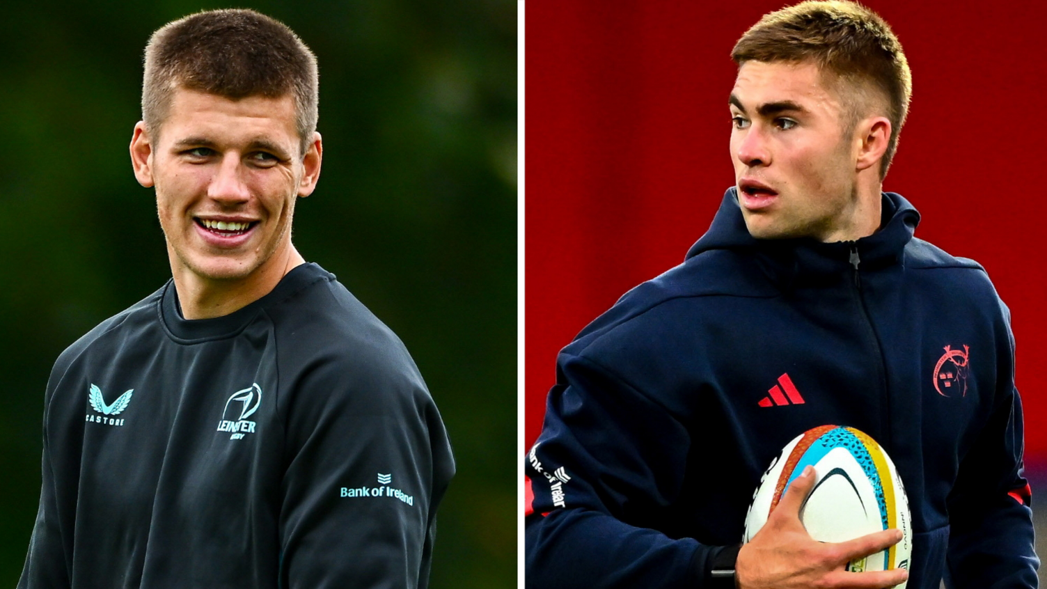 Sam Prendergast and Jack Crowley