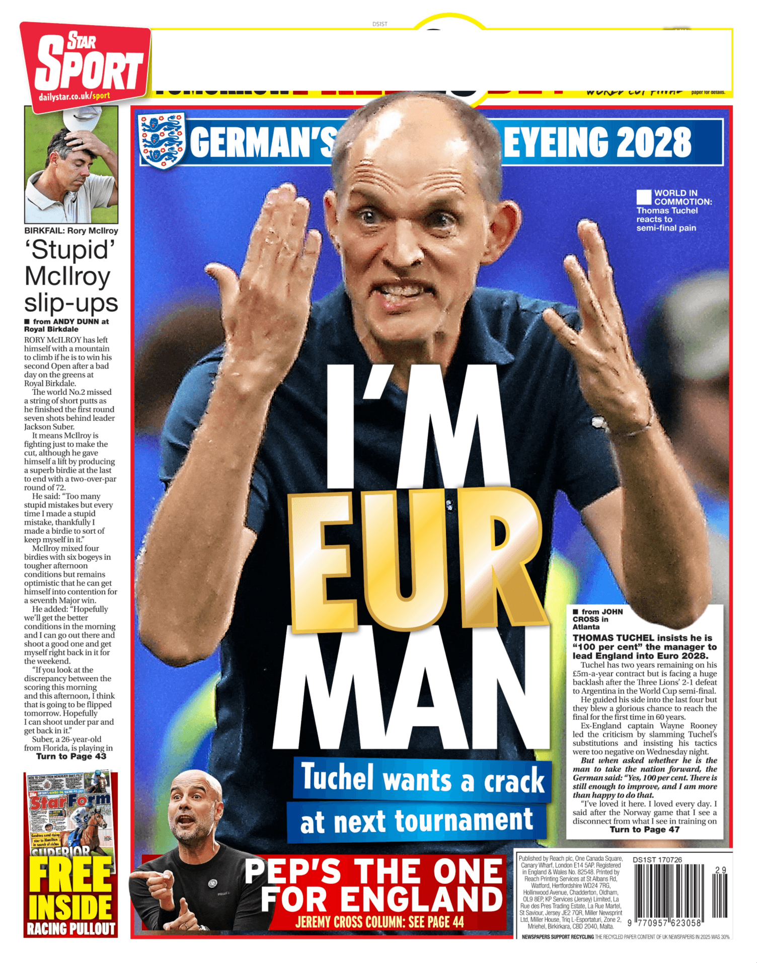 Star back page