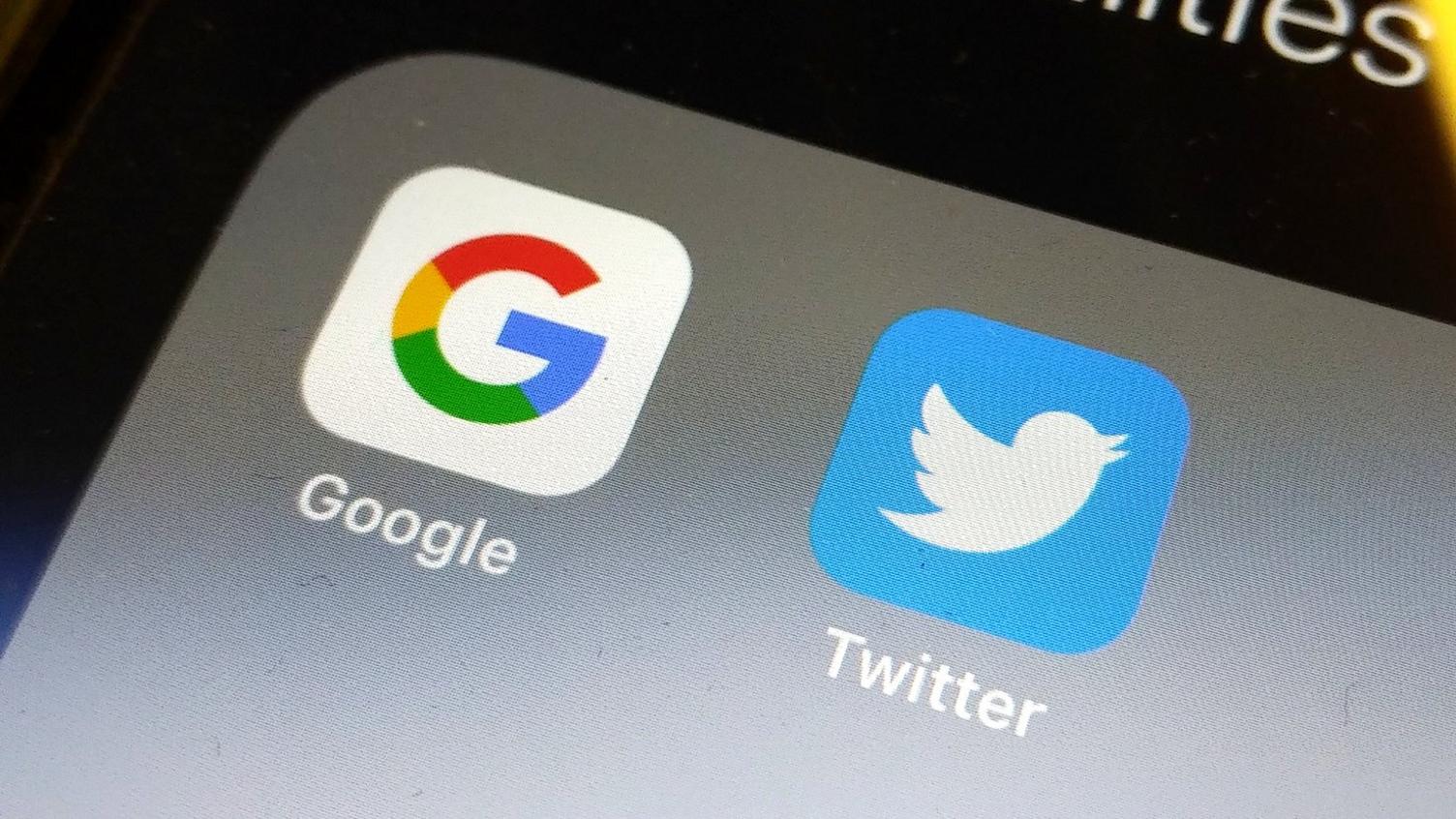 Google and Twitter apps