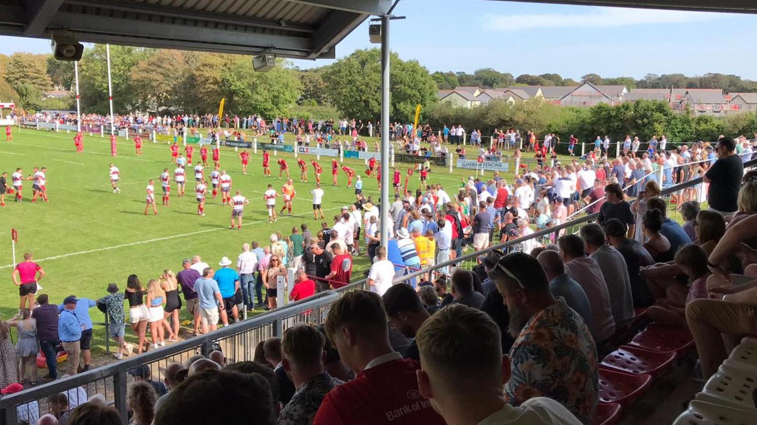 Action from Camborne v Redruth last season