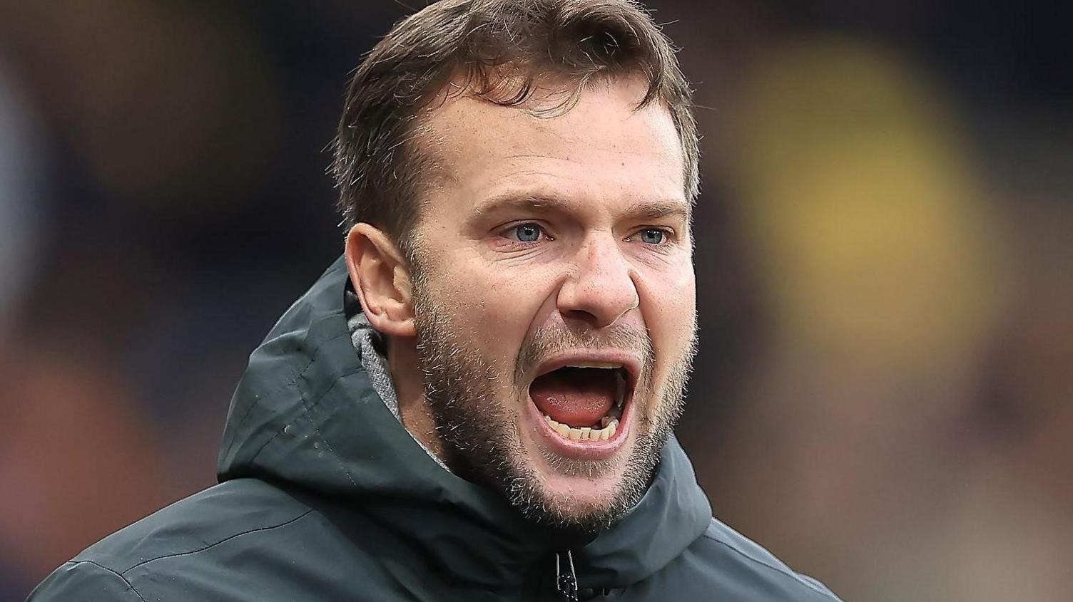 Watford boss Tom Cleverley was a frustrated onlooker as his side lost at home against Norwich City