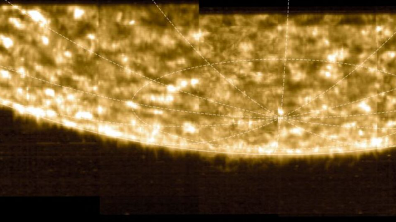 Image of the Sun's south pole.