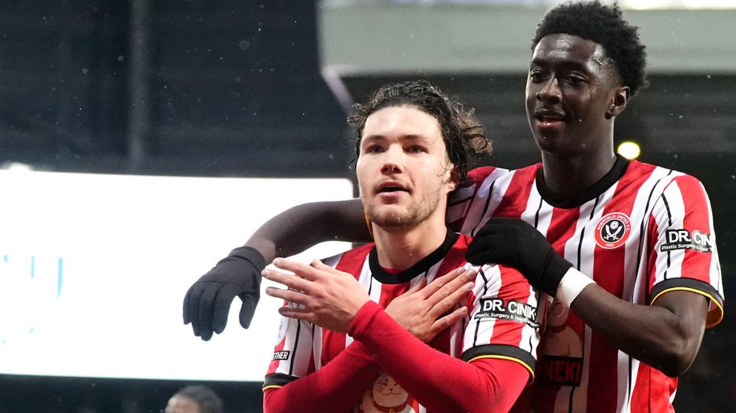 Callum O'Hare (left) celebrates