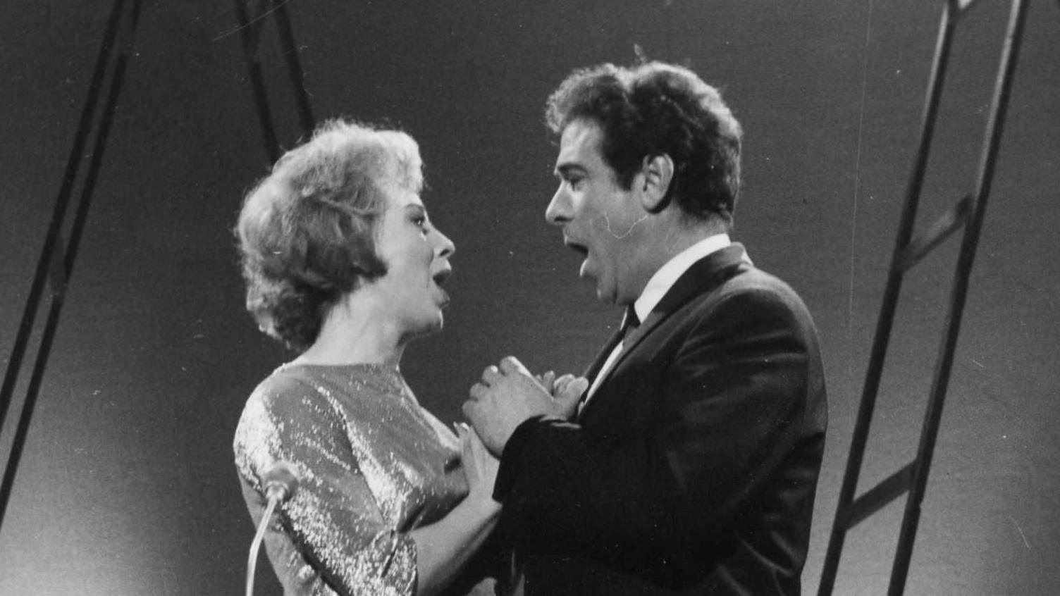 Patricia Bredin and Ivor Emanuel on 'Date with Victor Spinetti' October 3rd 1967