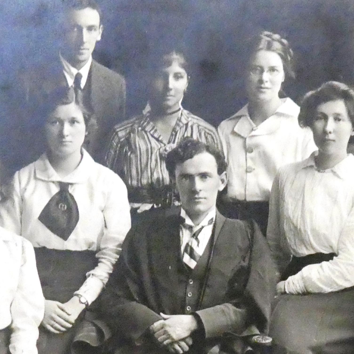 Students at the University College of Wales