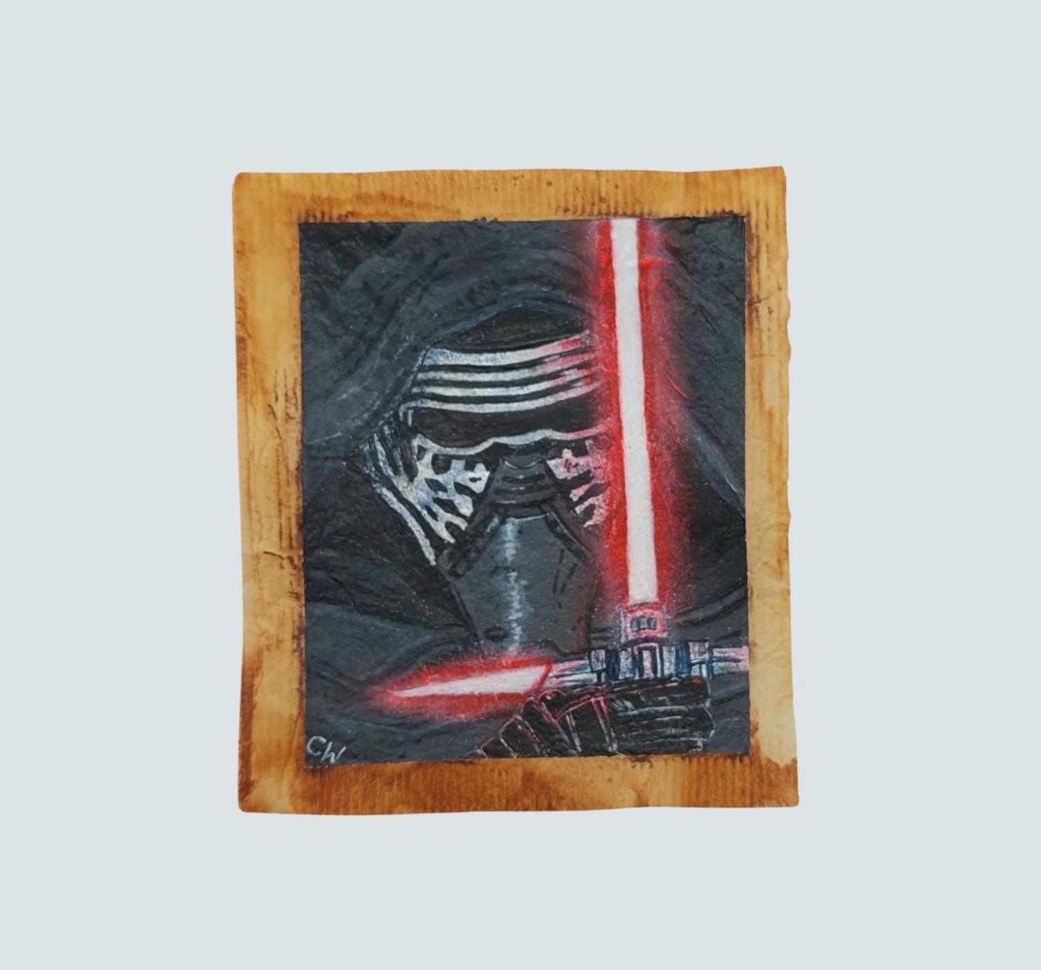 Kylo Ren as tea bag artwork