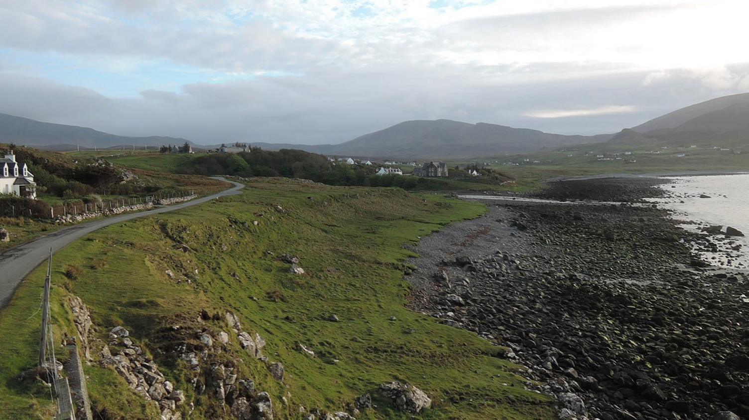 Site at Staffin in Skye