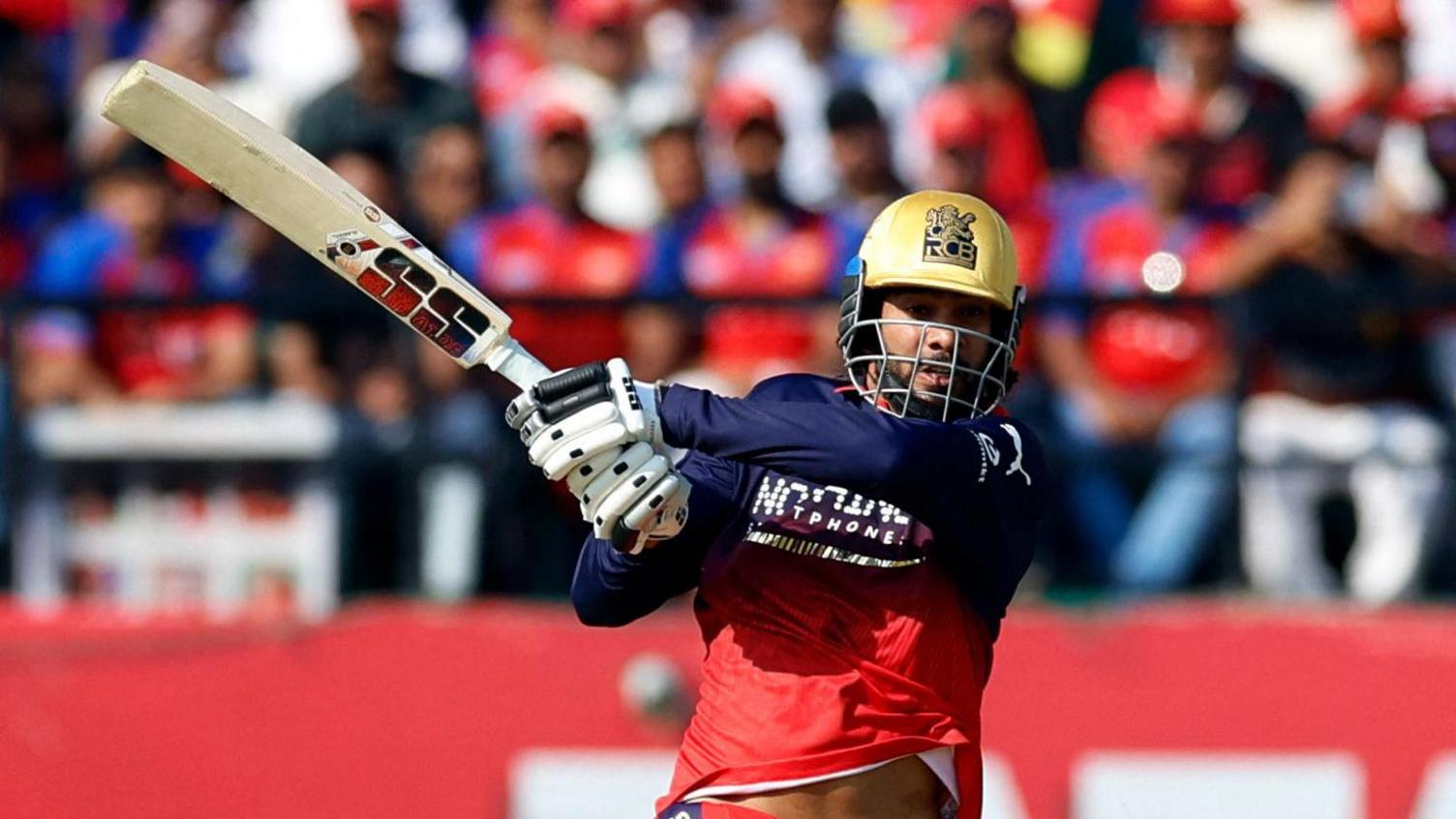 Venkatesh Iyer batting for Royal Challengers Bengaluru