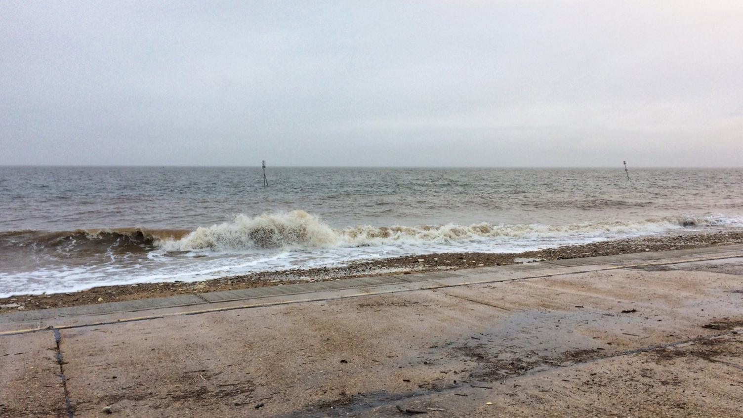 The sea at Hunstanton