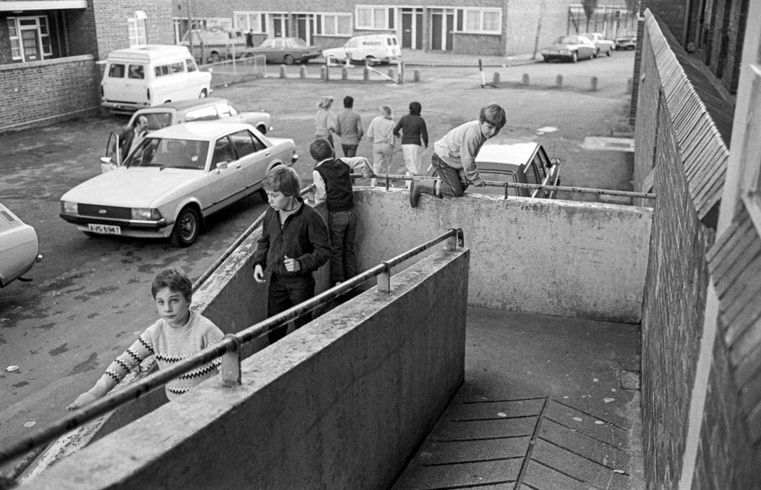 Children playing in the street