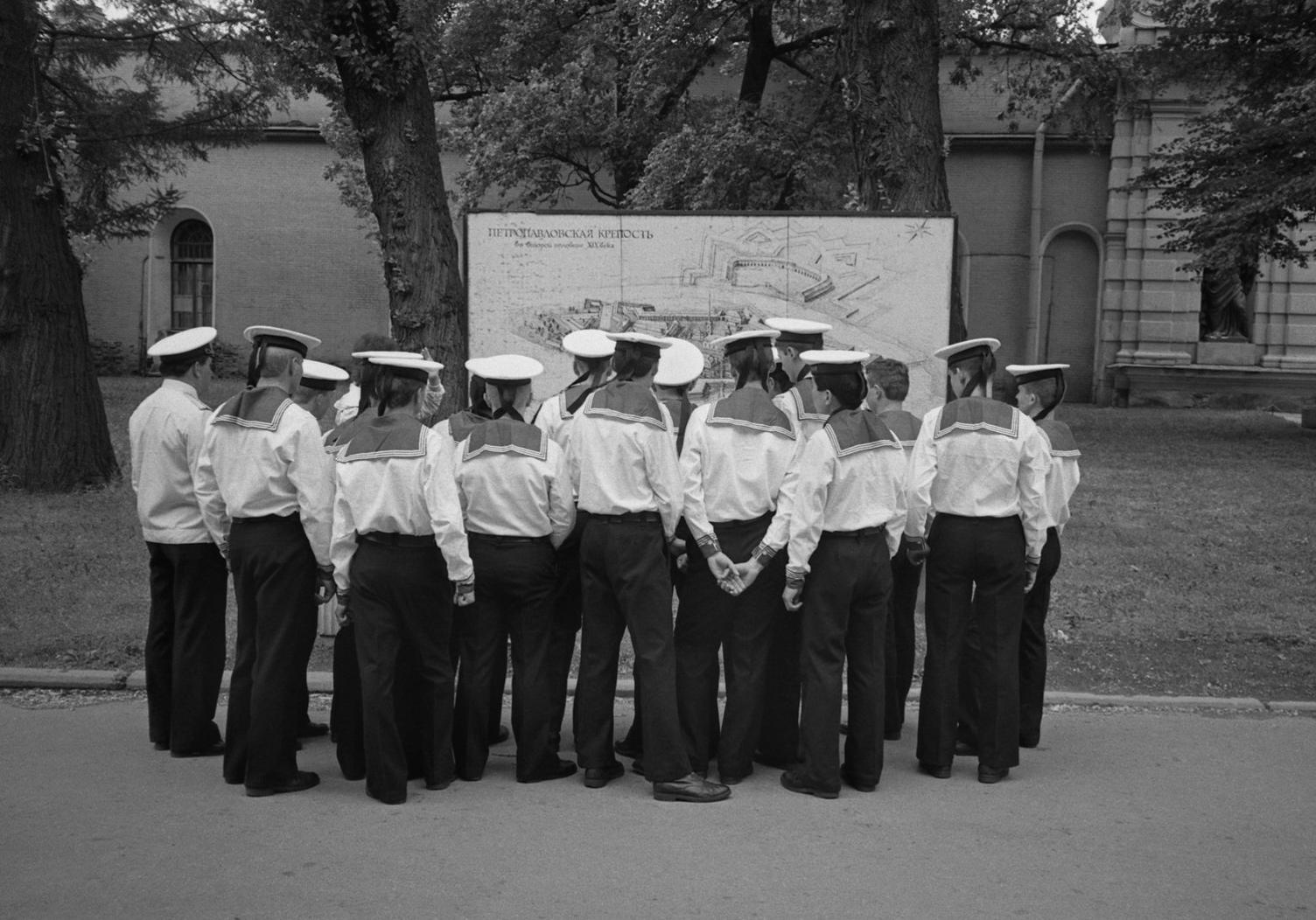 Sailors at the Peter and Paul Fortress