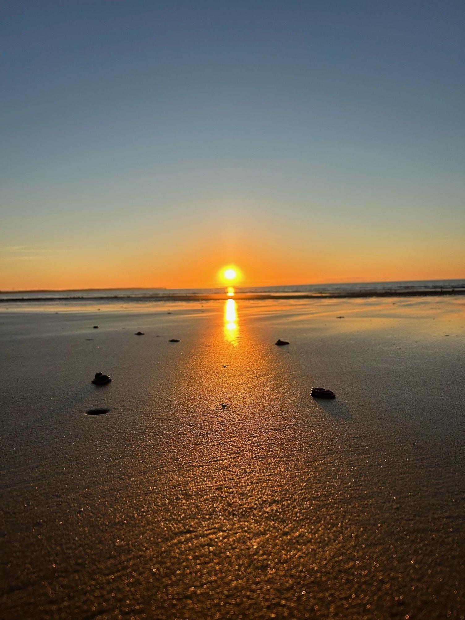 Sunset at Roseisle beach, Moray  