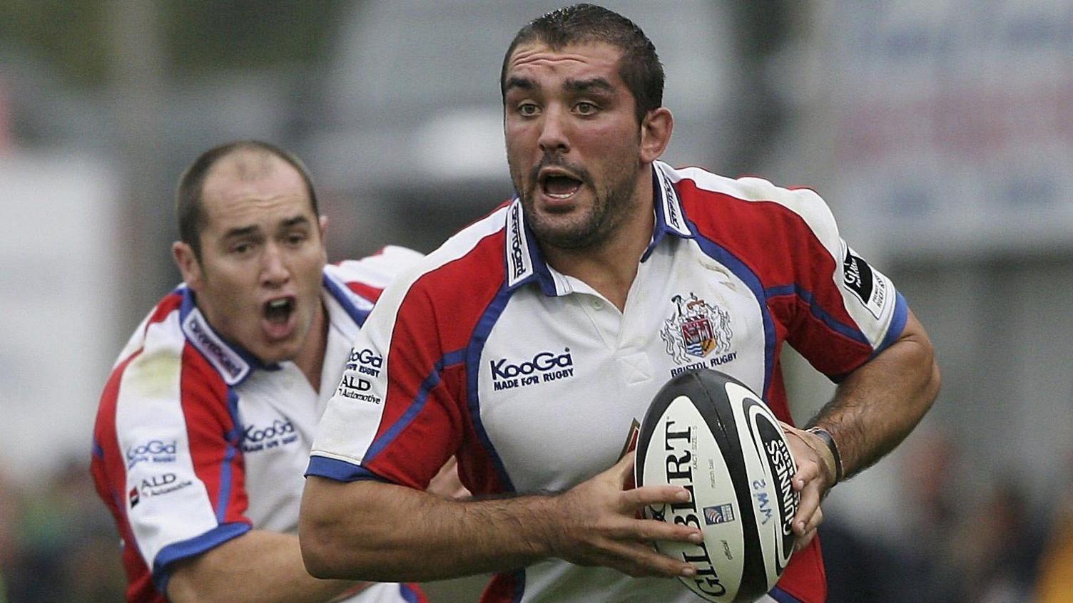 Joe El-Abd carries the ball for Bristol