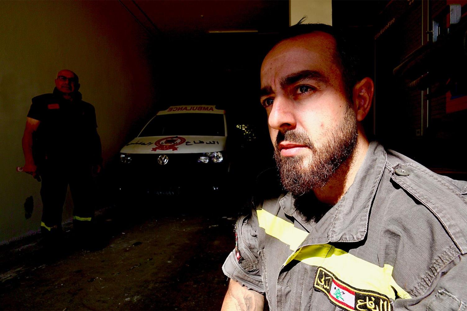 Samir El Chekieh is a firefighter and paramedic with the Lebanese Civil Defense Force