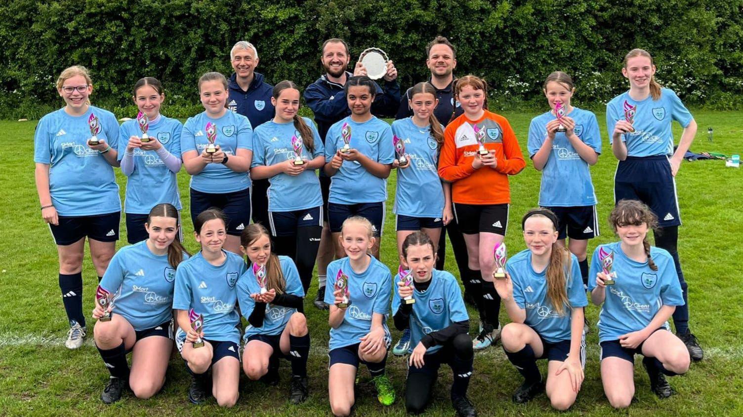 The Witchford Colts under 12s girls team