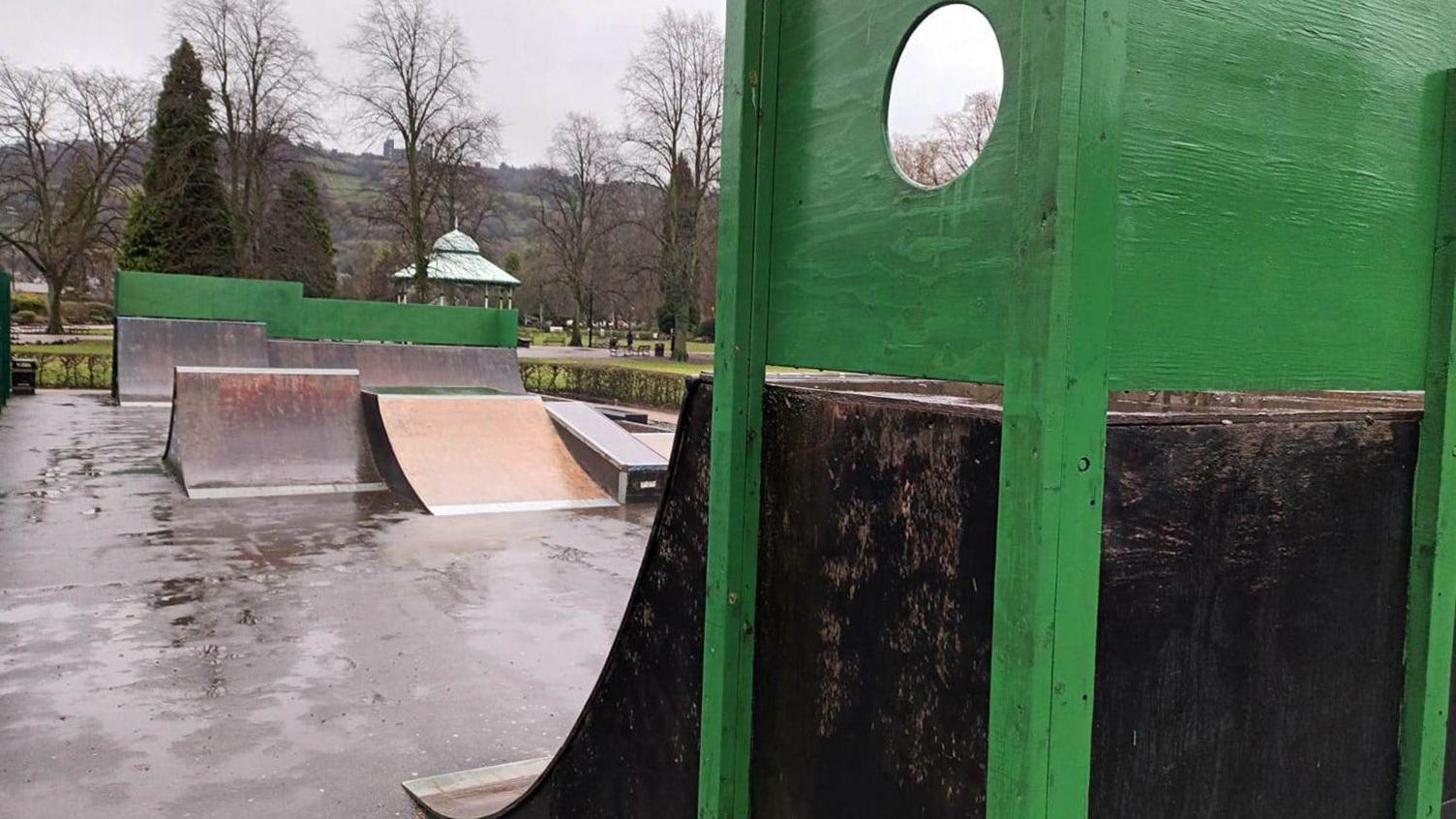 Hall Leys Park skate park