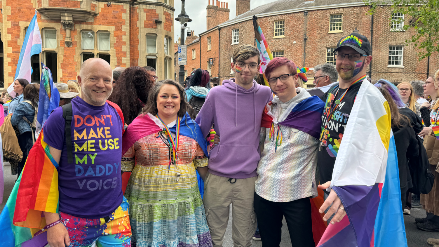 Crowds enjoying York Pride 