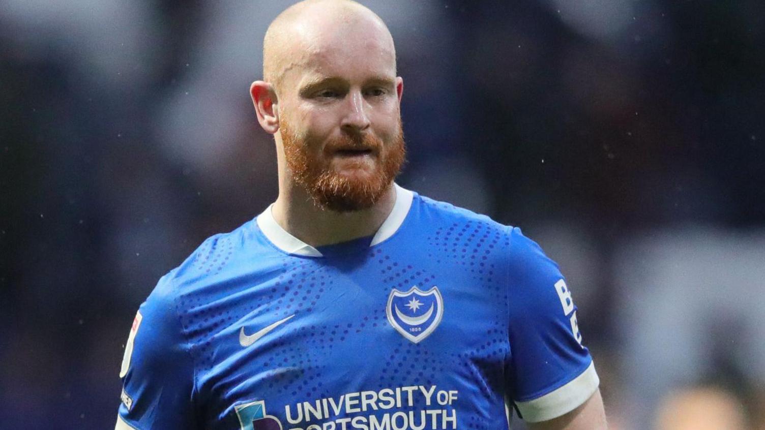 Connor Ogilvie in action for Portsmouth