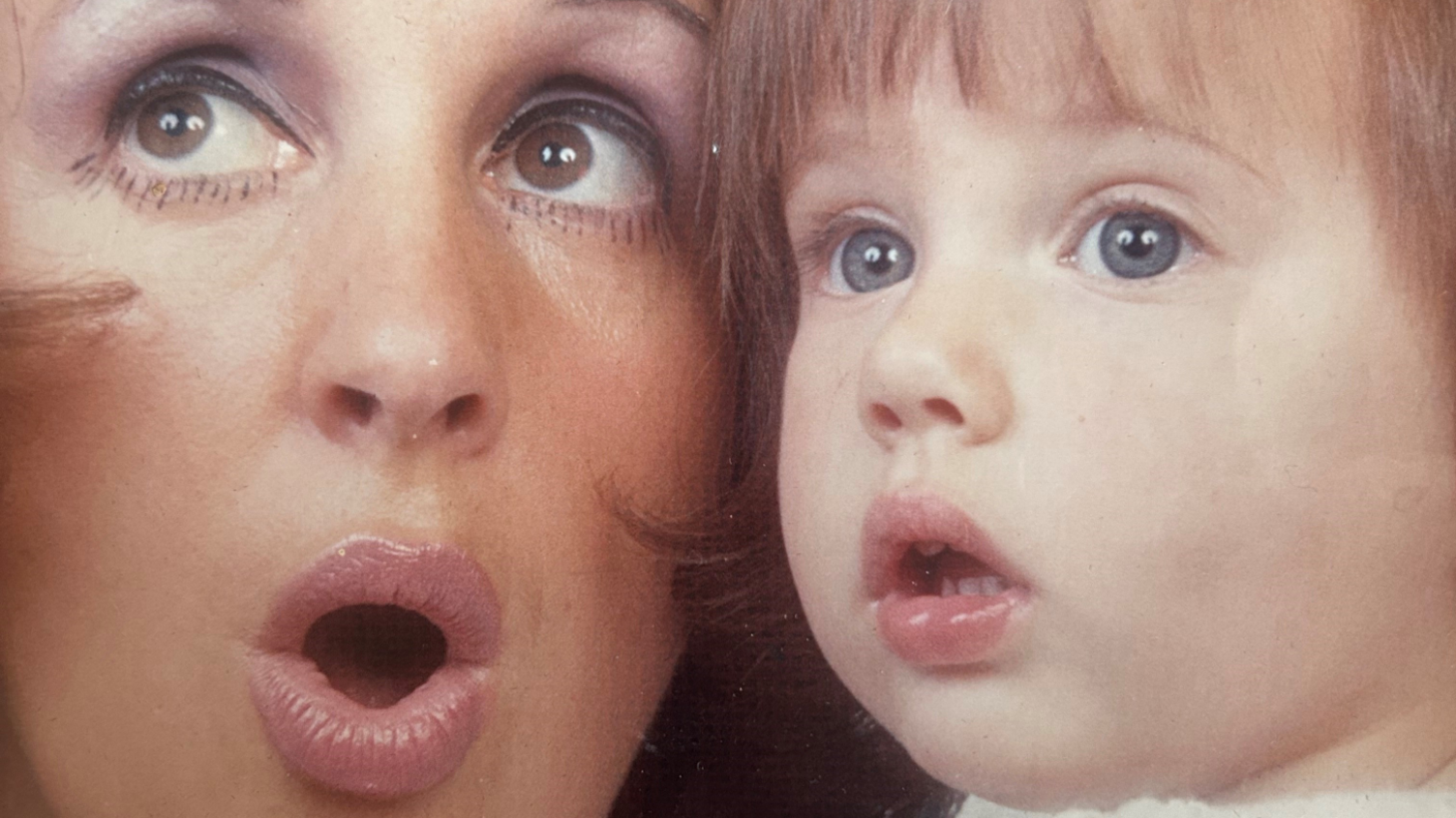 Lucy Owen as a baby with her mother Patsy Cohen