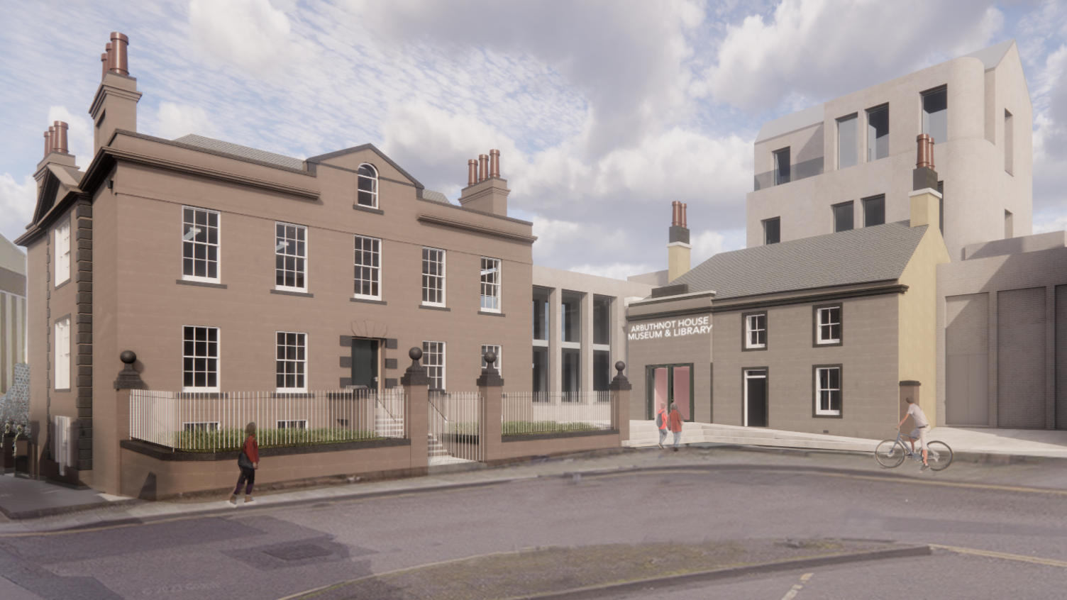 Artist's impression of revamped Arbuthnot House